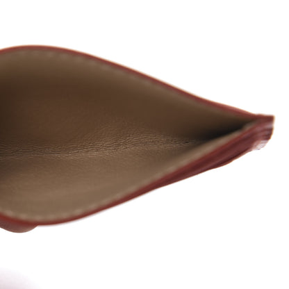 Bottega Veneta Nappa Intrecciato VN Card Case Rust 5 of 9