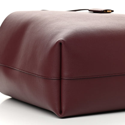Saint Laurent Calfskin Large Shopping Tote Bordeaux 10 of 12