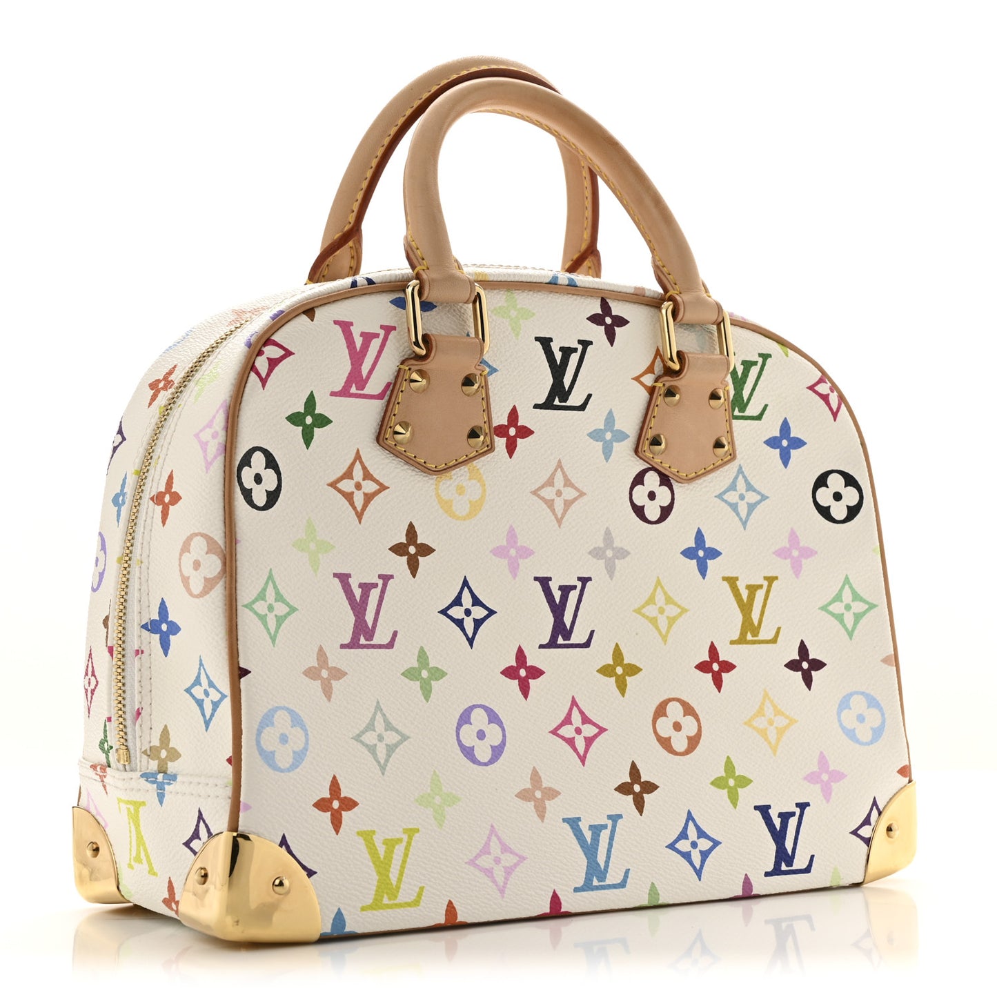 Monogram Multicolor Trouville White