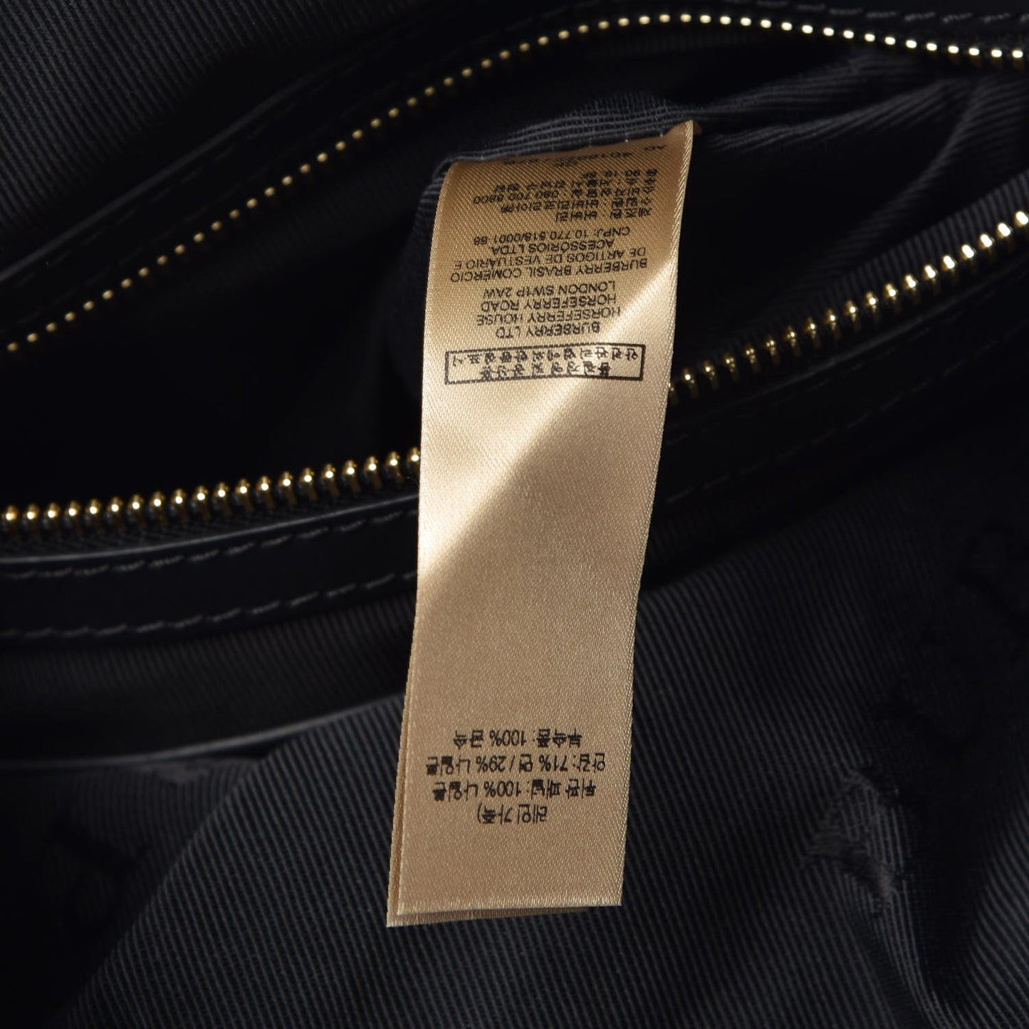 Nylon Medium Rucksack Backpack Black