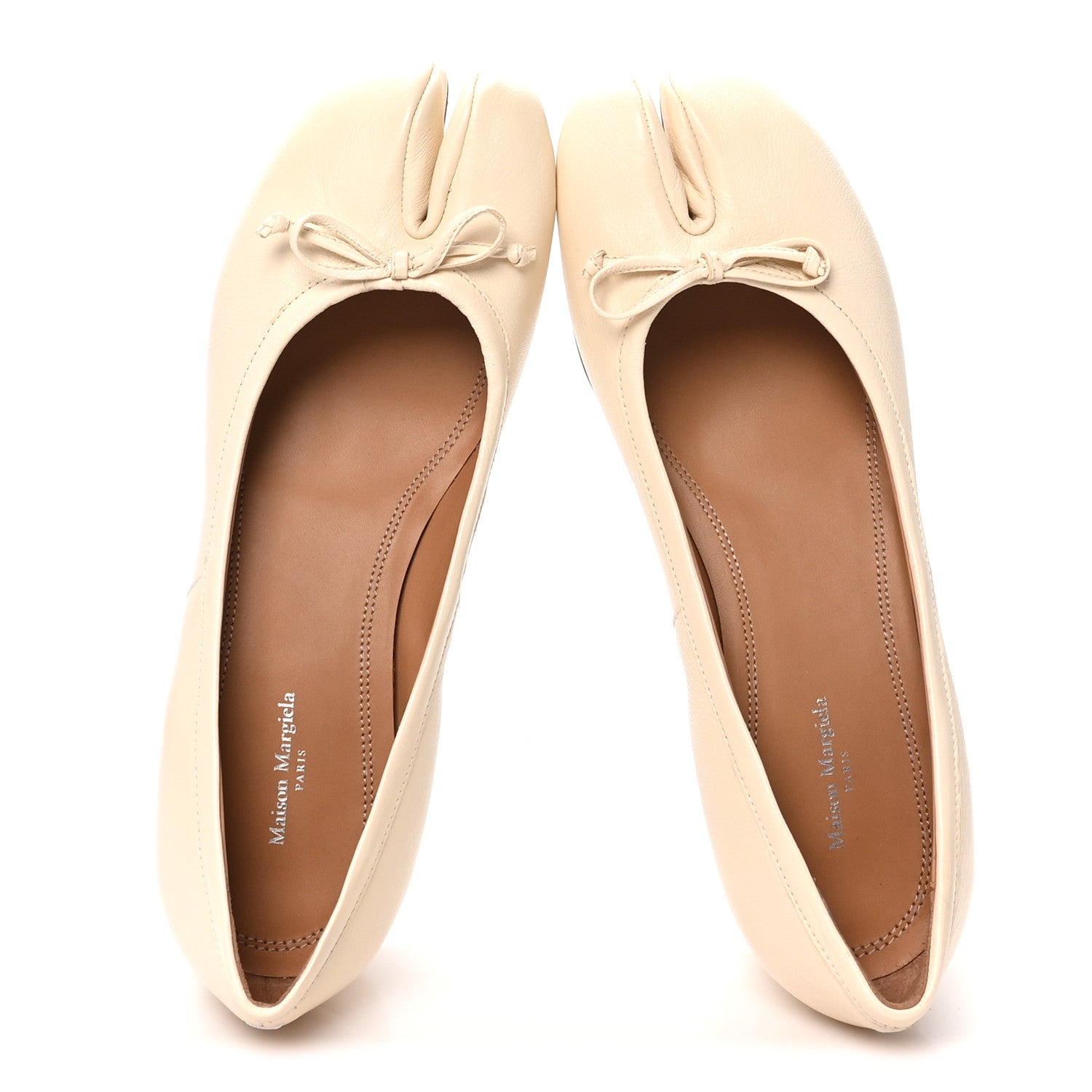 Maison Margiela Nappa Tabi Ballerina Pumps 39 White 2 of 9