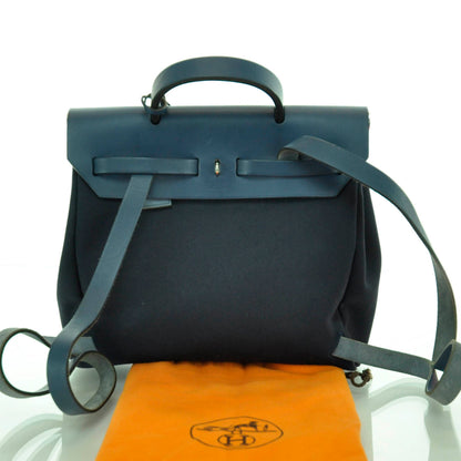 Hermes Toile Herbag Navy Bleu 3 of 12