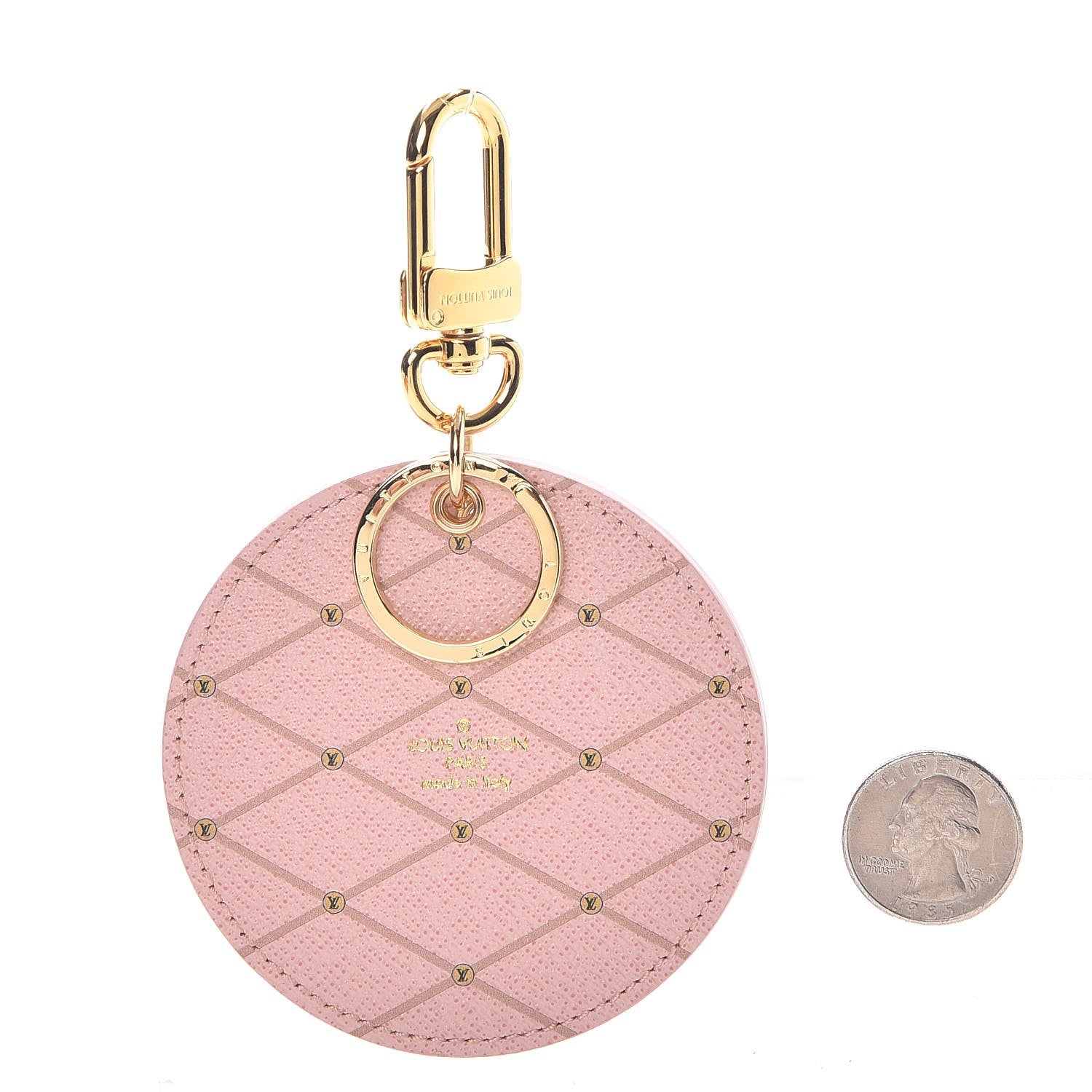 Louis Vuitton Damier Azur Summer Trunks Bag Charm Key Holder 2 of 5