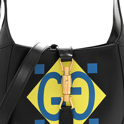 Gucci Calfskin Geometric Small Jackie 1961 Hobo Black 8 of 10