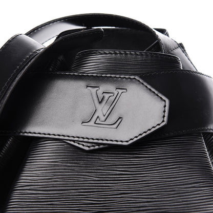 Louis Vuitton Epi Sac D'Epaule GM Black 7 of 10
