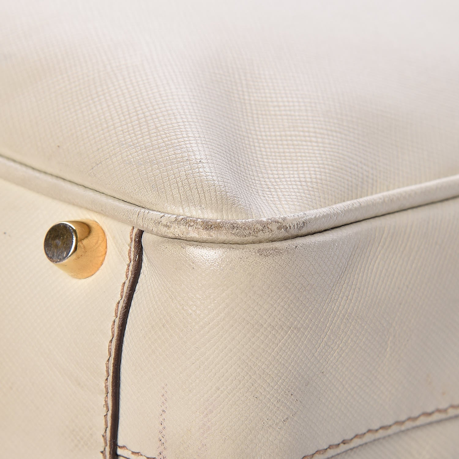 Prada Saffiano Lux Tote Bowler Talco 13 of 36