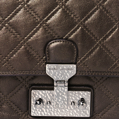 Marc Jacobs Lacquered Lambskin Baroque The Large Single Flap Bronze 8 of 13