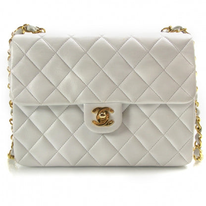 Chanel Lambskin Mini Flap White 1 of 13
