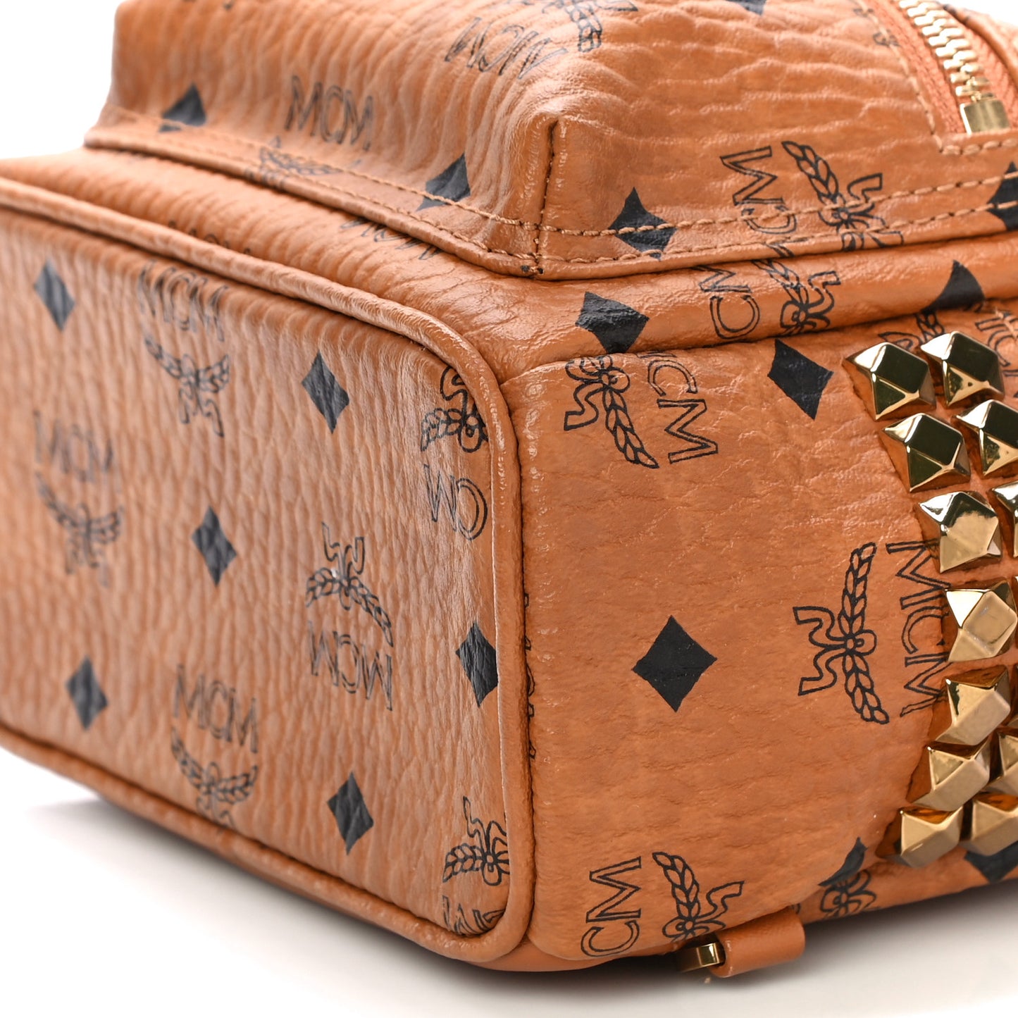 Visetos Side Stud X-Mini Stark Backpack Cognac