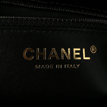 Chanel Shiny Aged Calfskin Quilted Nano Kelly Shopper Black 6 of 10