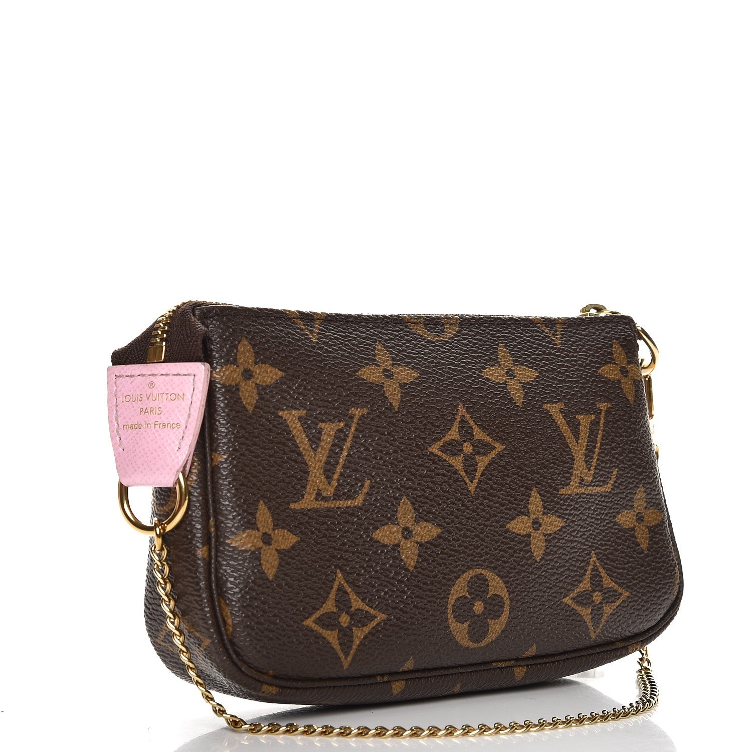 Louis Vuitton Monogram 2016 Christmas Animation Mini Pochette Accessories Rose Ballerine 3 of 7