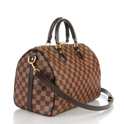 Louis Vuitton Damier Ebene Speedy Bandouliere 30 3 of 9