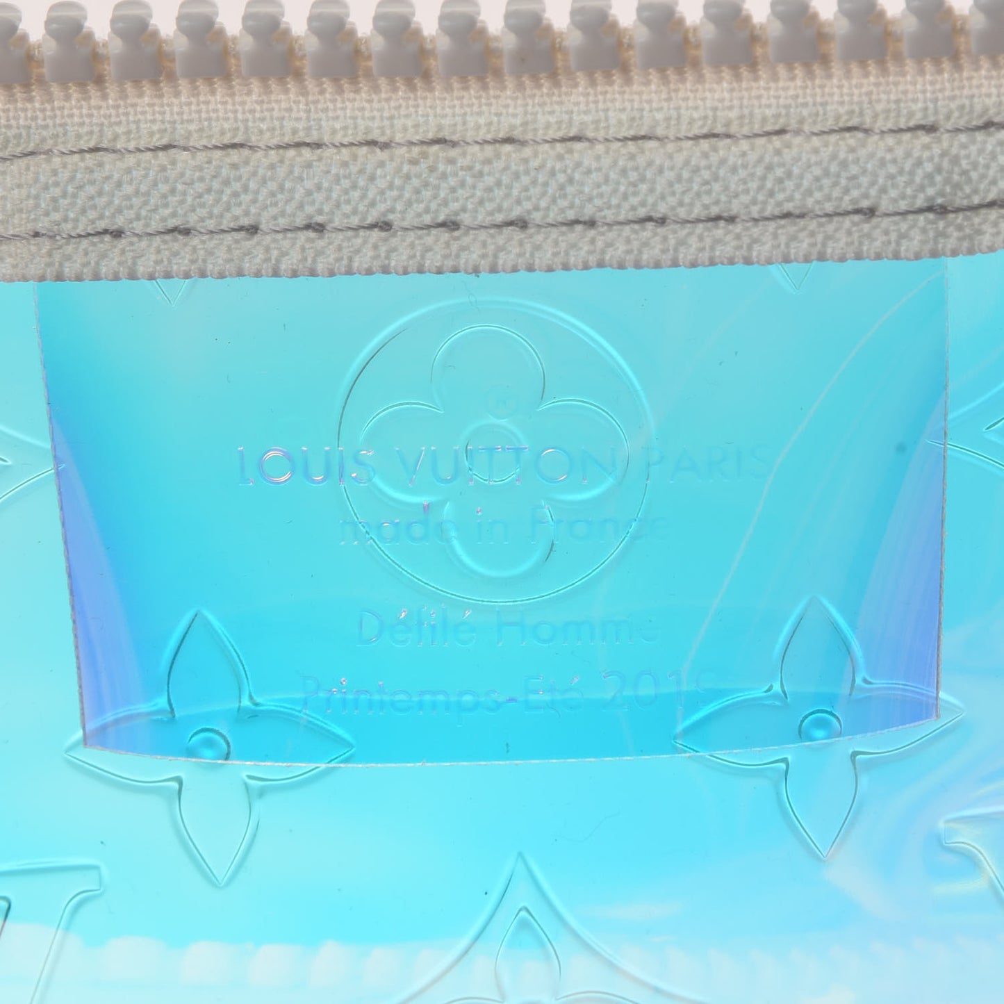 PVC Monogram Keepall Bandouliere 50 Iridescent Prism