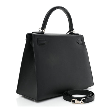 Hermes Epsom Kelly Sellier 28 Black 3 of 9