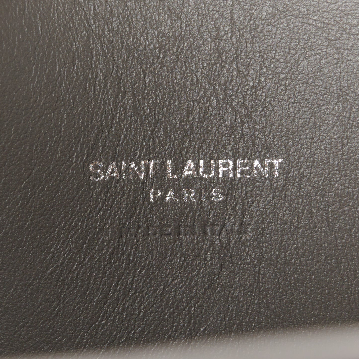 Grained Calfskin Small Sac De Jour Fog