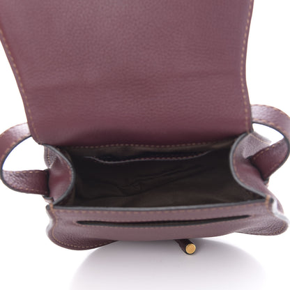 Chloe Calfskin Mini Marcie Round Crossbody Bag Dark Velvet 5 of 9