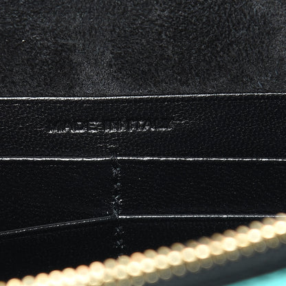 Saint Laurent Laminated Calfskin Classic Monogram Kate Tassel Chain Wallet Green 6 of 11