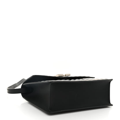 Off-White Calfskin Diagonal Quilted Jitney 2.0 Crossbody Bag Black 4 of 9