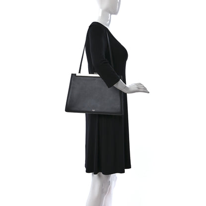 Celine Smooth Calfskin Medium Clasp Bag Grey 2 of 9