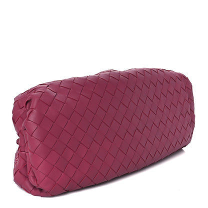 Bottega Veneta Nappa Maxi Intrecciato The Pouch Oversized Clutch Amaranto 4 of 11