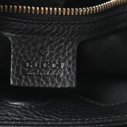 Gucci Calfskin Small Bamboo Shopper Tote Black 6 of 10