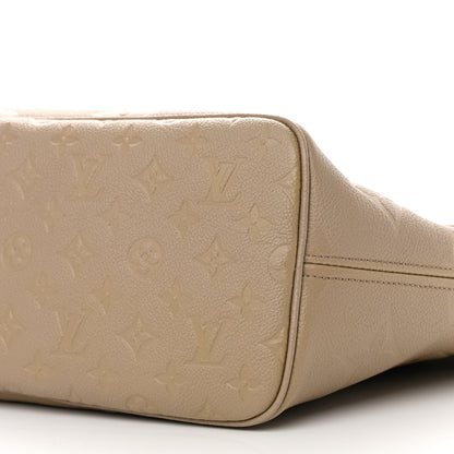Louis Vuitton Empreinte Monogram Giant Neverfull MM Tourterelle 9 of 12