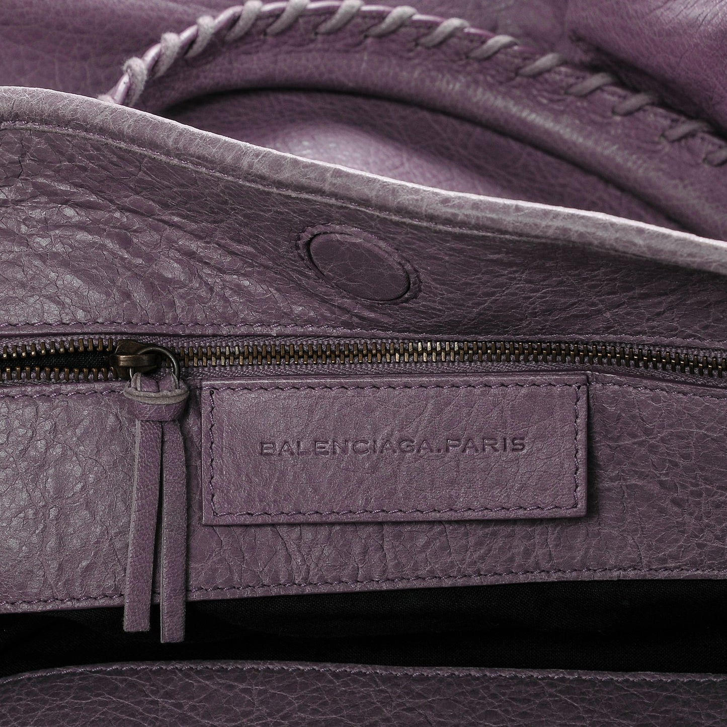 Agneau Classic Hardware Large Sunday Tote Glycine