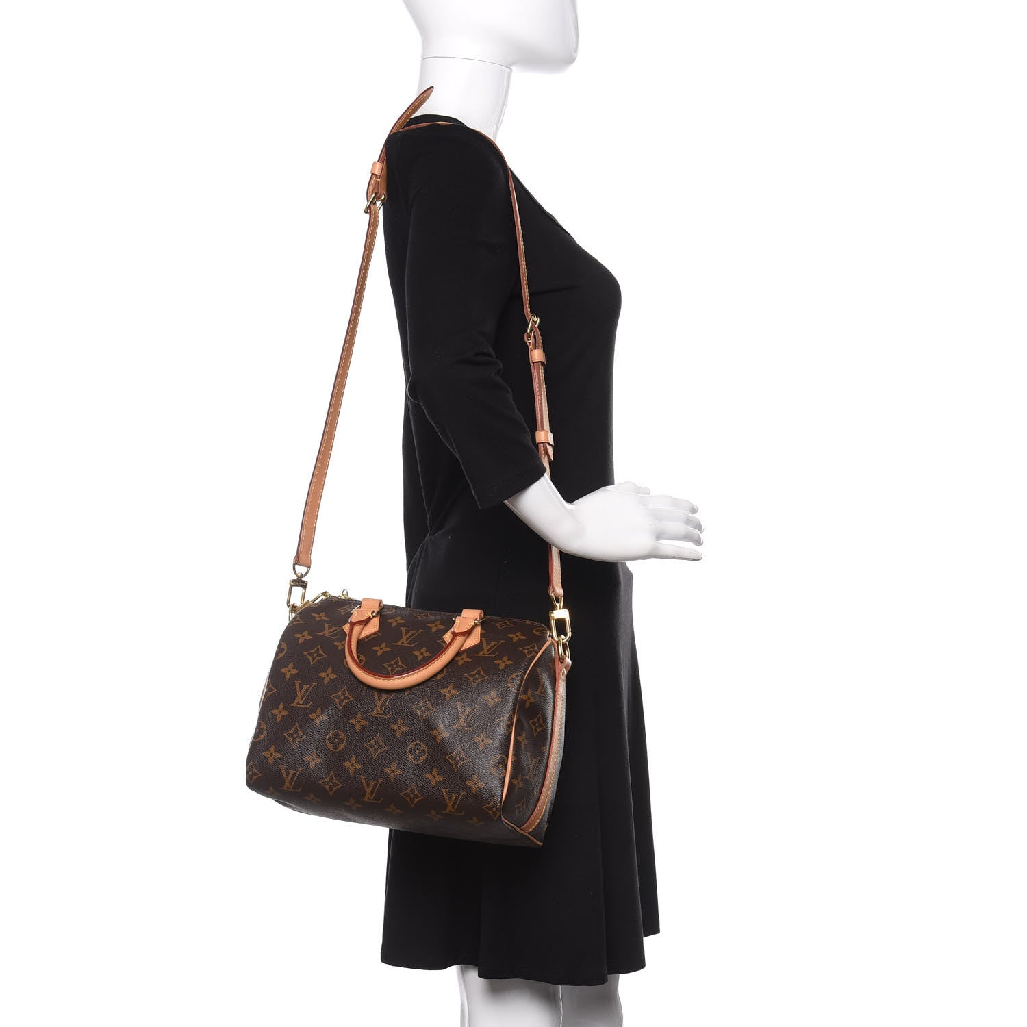 Louis Vuitton Monogram Speedy Bandouliere 25 2 of 13