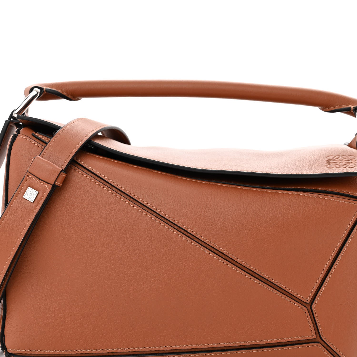 Loewe Calfskin Small Puzzle Bag Tan 7 of 9