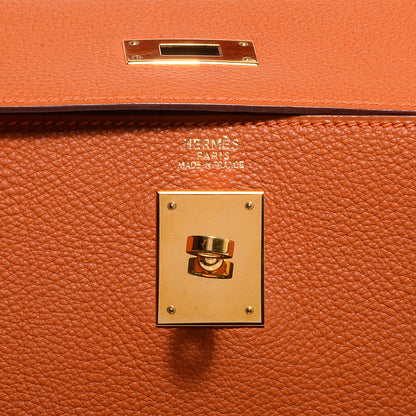 Hermes Togo Kelly Sellier 32 Orange 5 of 27