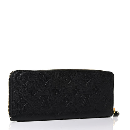 Louis Vuitton Empreinte Clemence Wallet Black 2 of 4