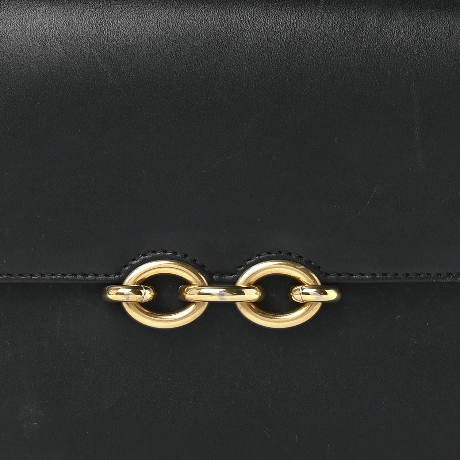 Saint Laurent Smooth Calfskin Le Maillon Satchel Black 9 of 15