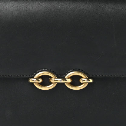 Saint Laurent Smooth Calfskin Le Maillon Satchel Black 9 of 15