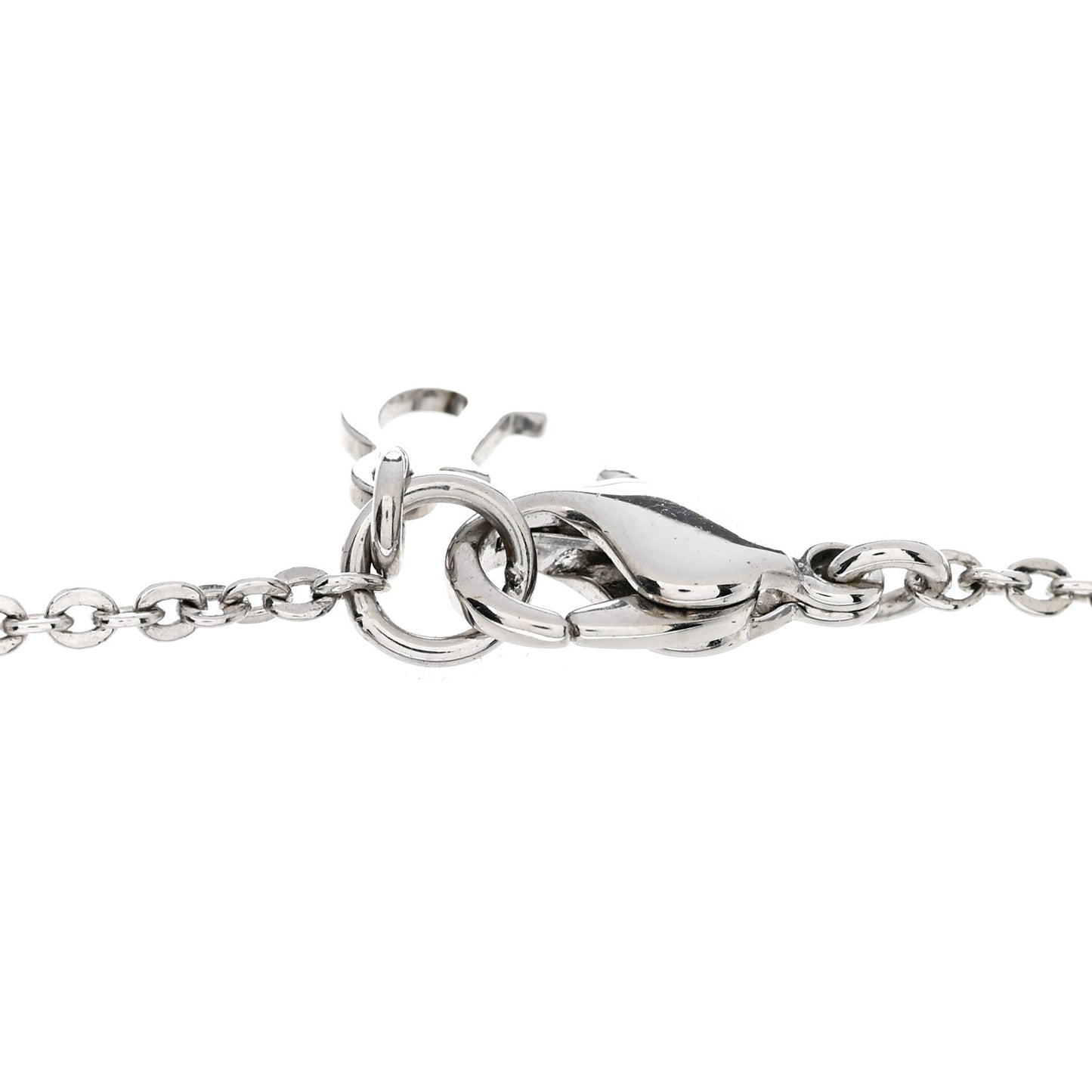 Crystal Logo Bracelet Silver
