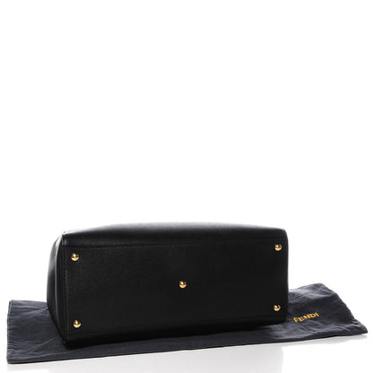 Fendi Vitello Elite Medium 2Jours Tote Black 4 of 13