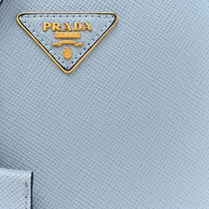 Prada Saffiano Cuir Calfskin Small Panier Bucket Bag Astrale Black 7 of 11