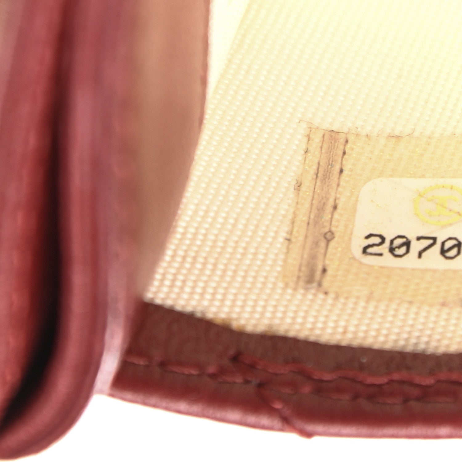 Chanel Lambskin Quilted Card Holder Red 8 of 9