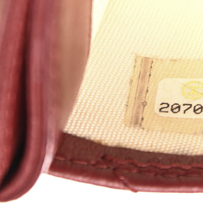 Chanel Lambskin Quilted Card Holder Red 8 of 9