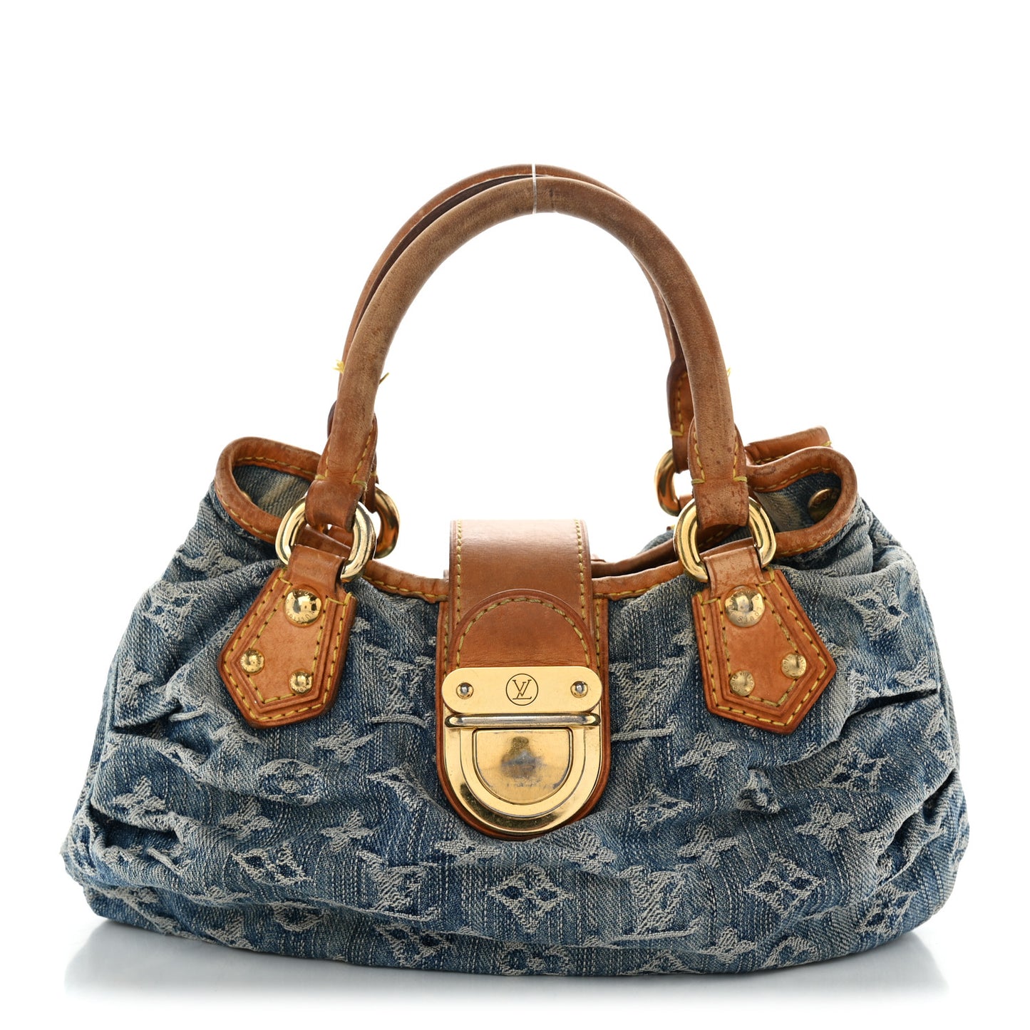 Monogram Denim Pleaty Blue