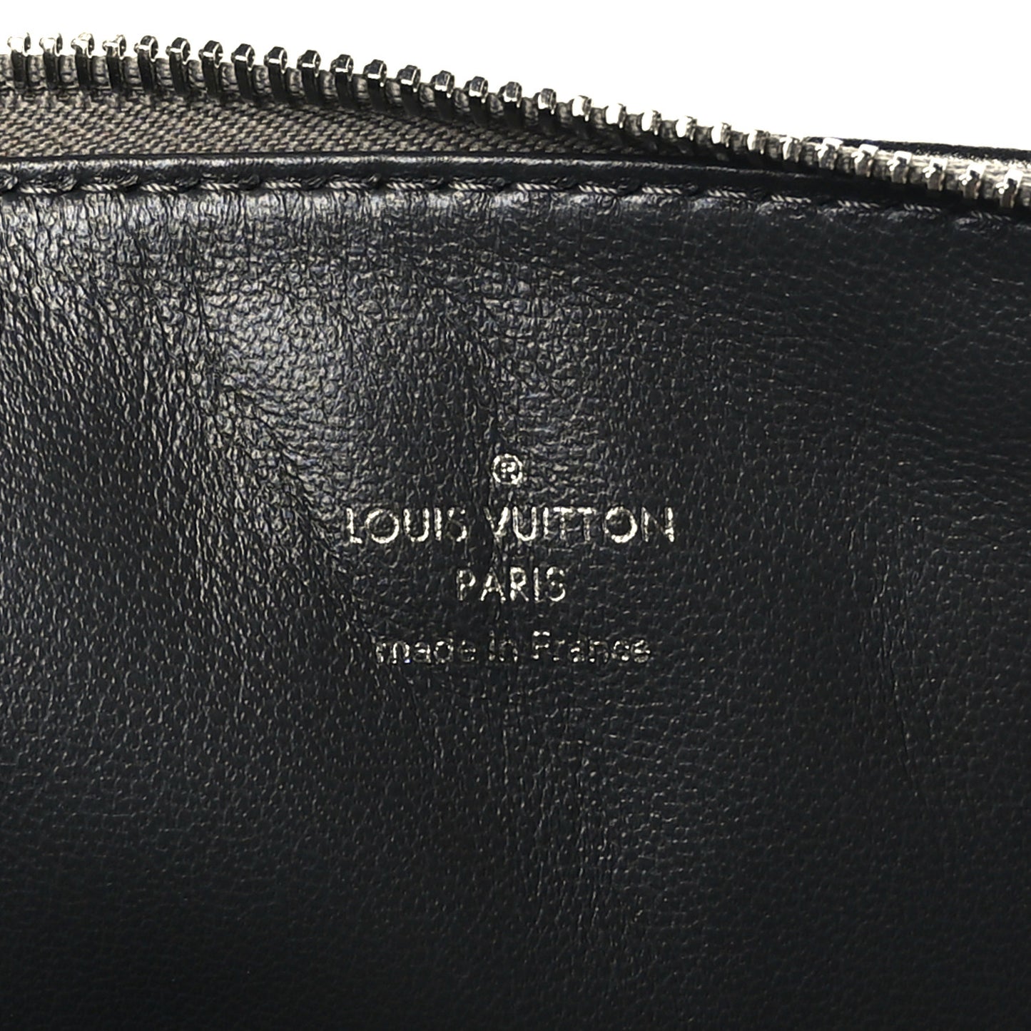 Lambskin Embossed Monogram Coussin PM Anthracite