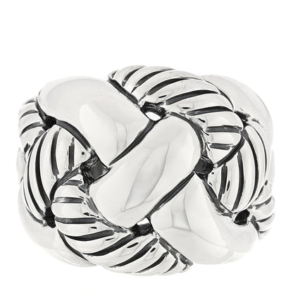 David Yurman Sterling Silver Belmont Curb Chain Ring 51 5.75 1 of 4