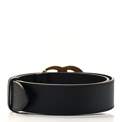 Gucci Textured Calfskin Double G 40mm Belt 85 34 Black 2 of 3