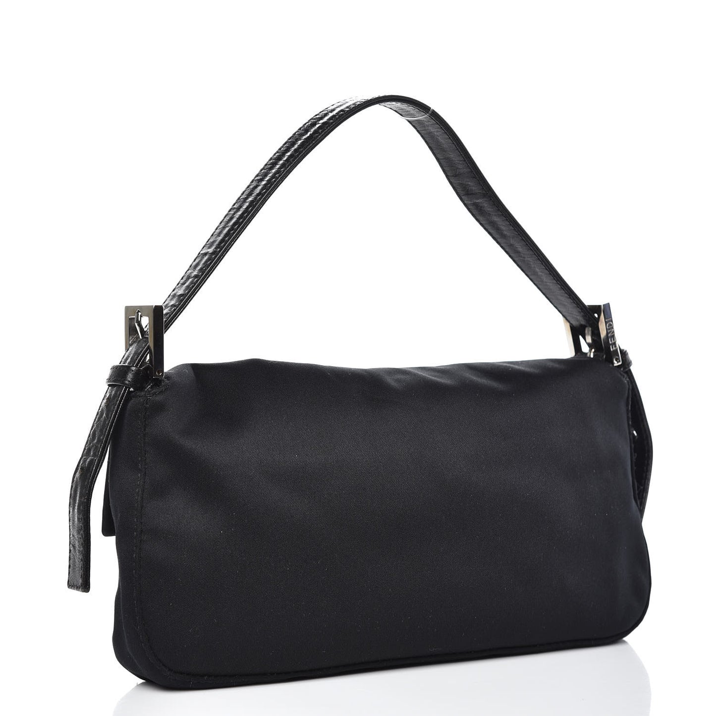 Satin Calfskin Baguette Black
