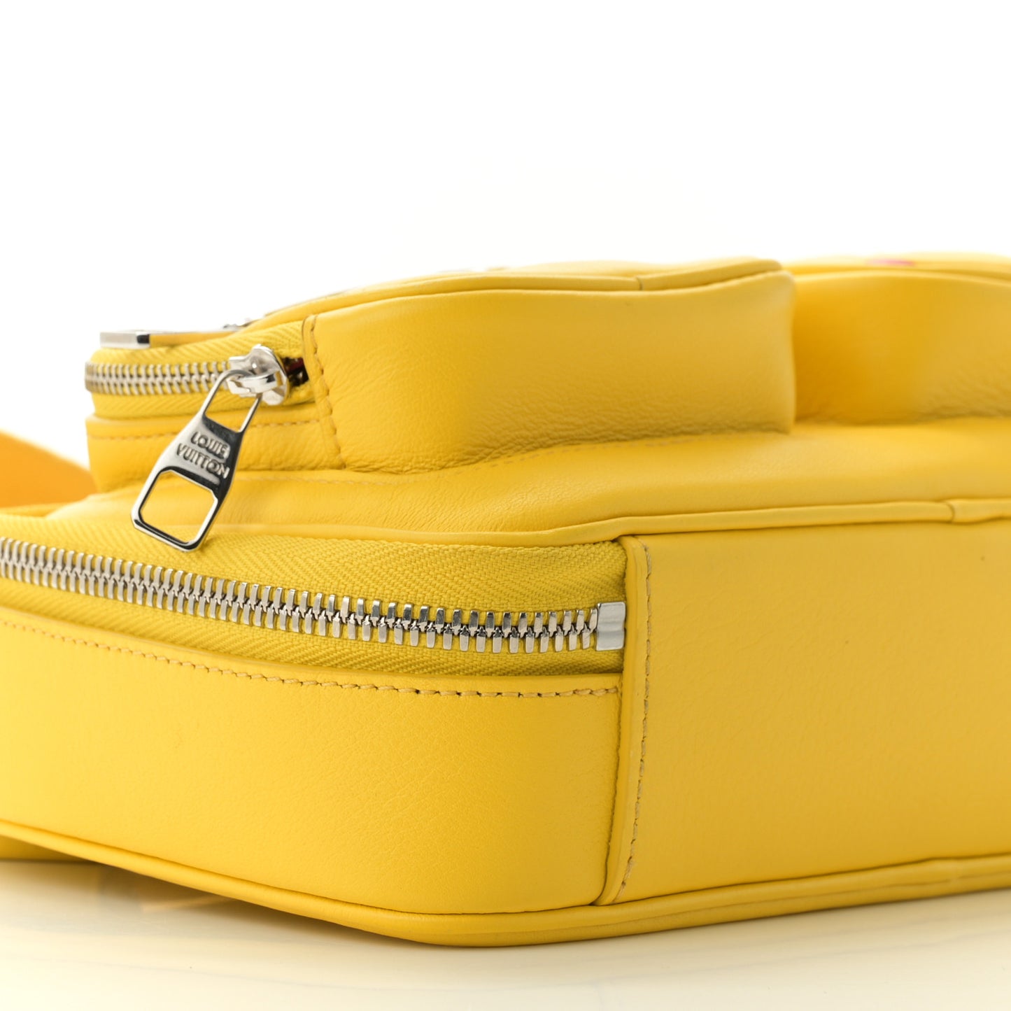 Calfskin Embossed Monogram Vuittamins Utility Crossbody Yellow