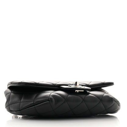 Chanel Calfskin Quilted CC Uniform Flap Belt Bag Black 4 of 10
