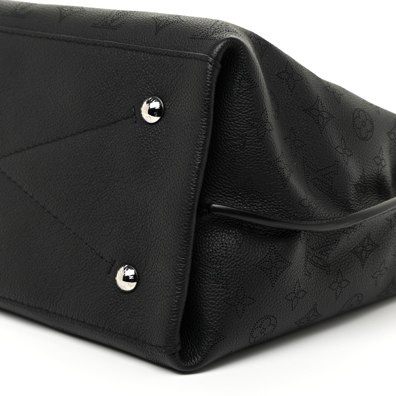 Louis Vuitton Mahina Carmel Hobo Black 9 of 9