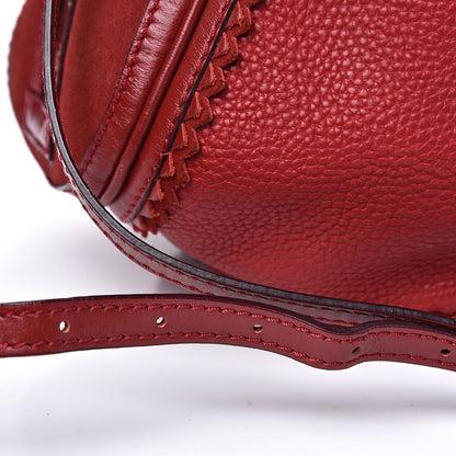 Burberry Grainy Calfskin Suede Prorsum Tassel Satchel Red 11 of 14