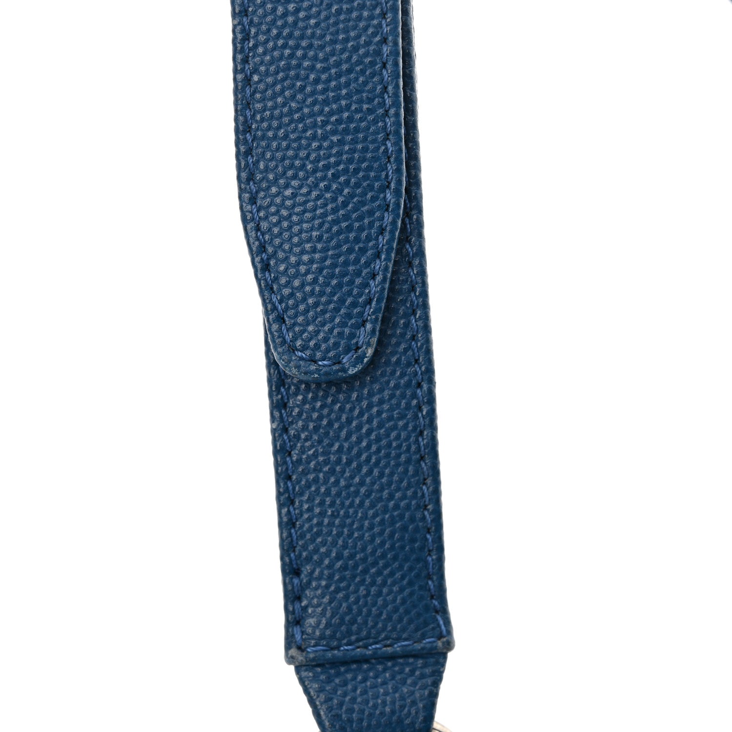 Chanel Caviar Quilted Medium Boy Flap Blue 14 of 14