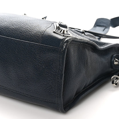 Balenciaga Chevre Silver Metallic Edge Hardware S City Bleu Nuit Dark Sea 11 of 11