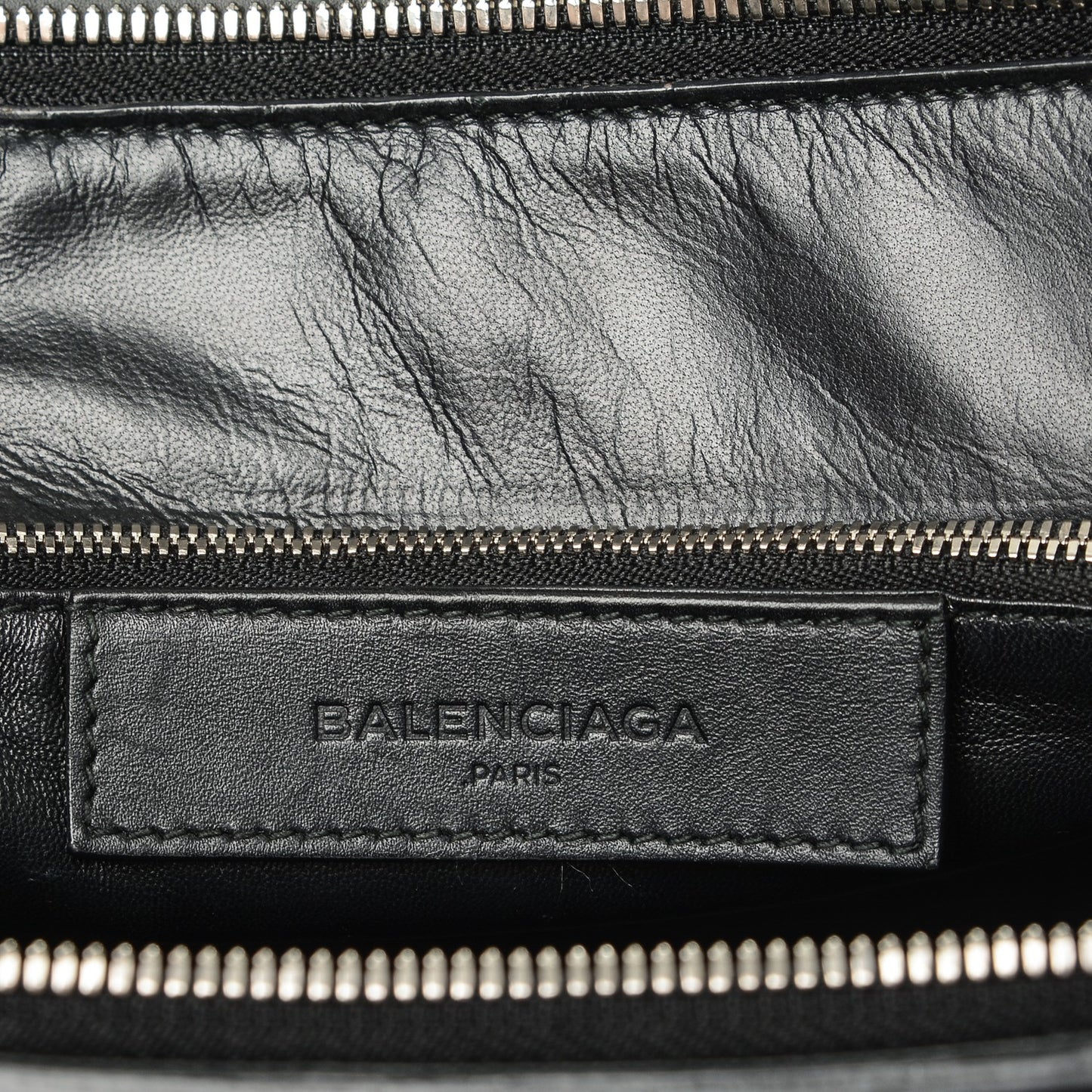 Calfskin Le Dix Cartable S Bag Black